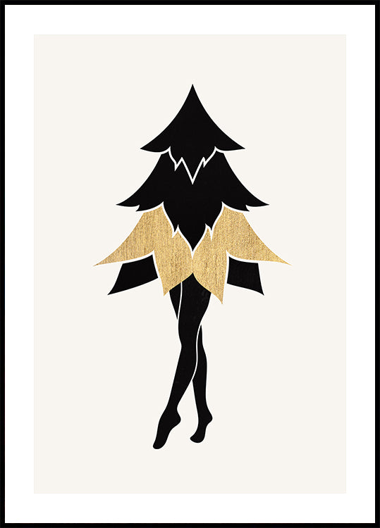 Plakát Lady Gaga O Vánocích (verze 2).