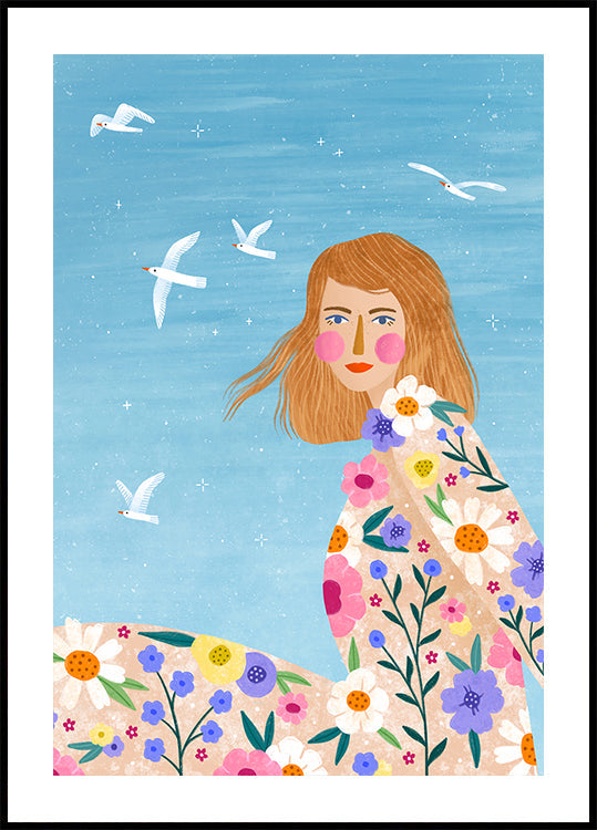 Květinový Breeze plakát