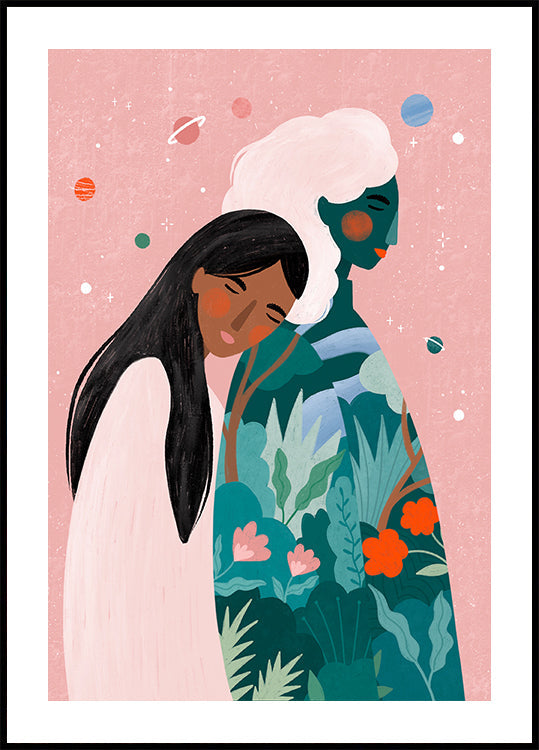 Plakát kosmického spojení