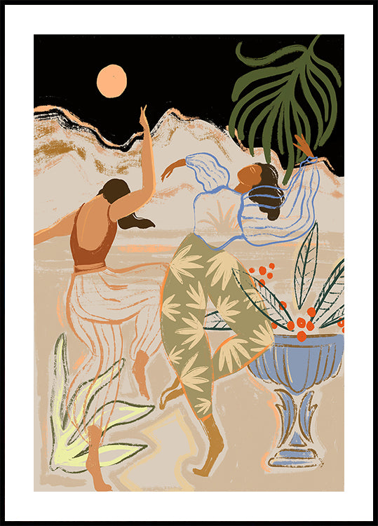 Plakát měsíčního tance