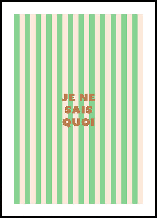 Plakát je ne sais quoi