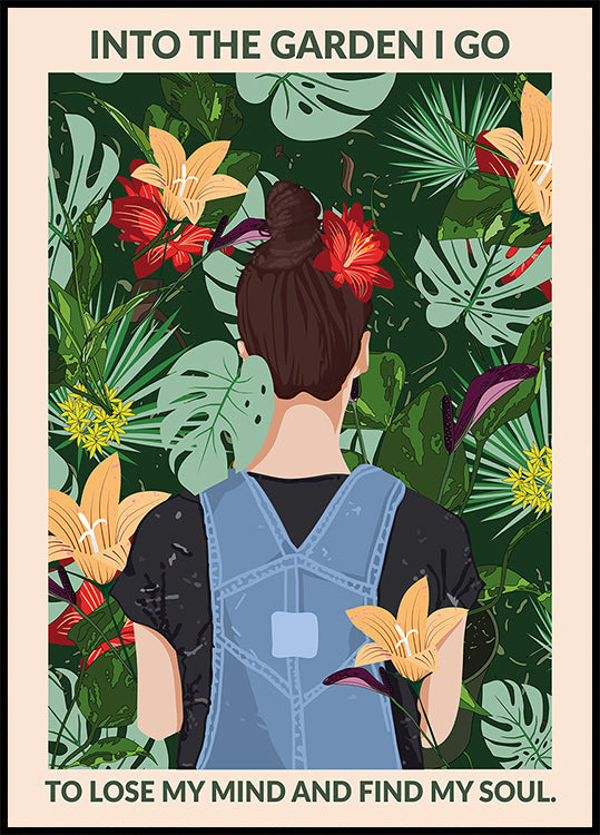 Standardní nástěnný plakát Do zahrady