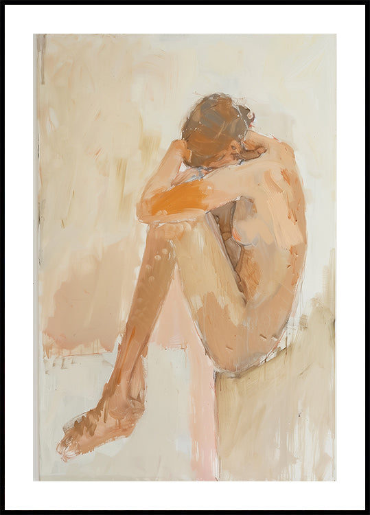 Žena V Koupelně Plakát