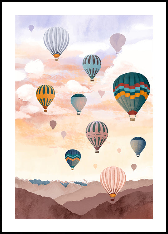 Plakát Airbaloon Sky