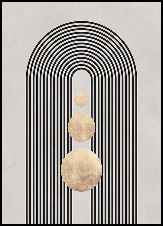 Čáry a kruhy 19 Plakát