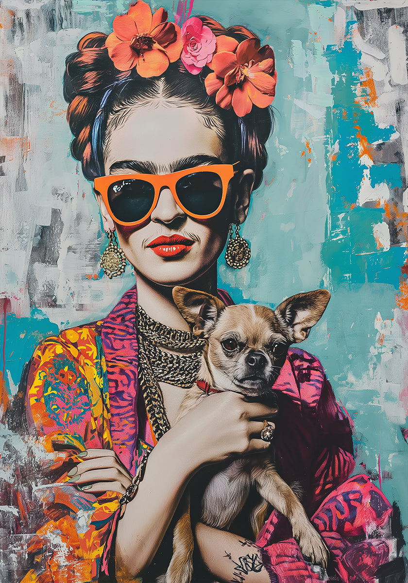 Plakát Frida Chihuahua