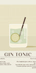 Gin Tonic Plakat - Posterbox.dk