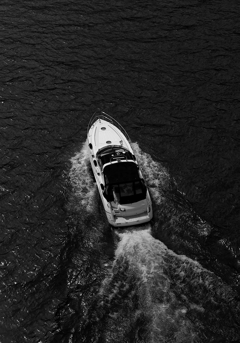 Monochromatický plakát Voyage No.2