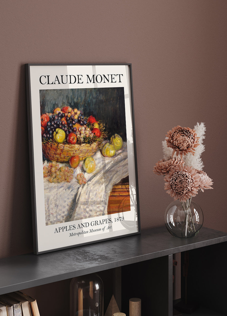 Monet Apples And Grapes Plakat - Posterbox.dk