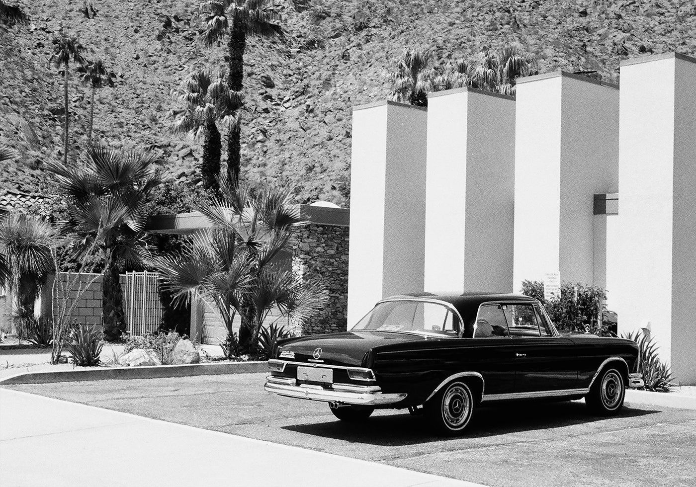 Old  Car in Palm Springs Plakat - Posterbox.dk