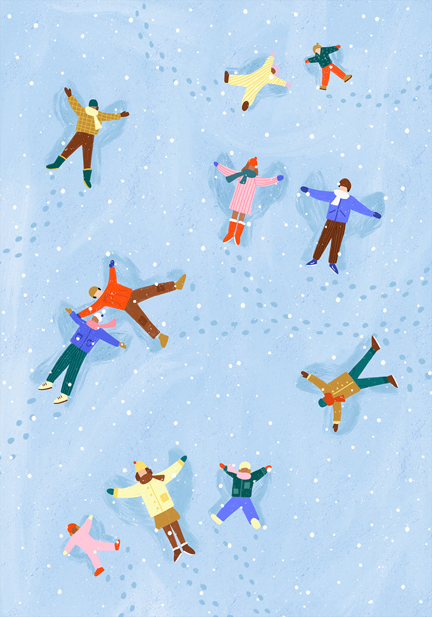 Plakát Snowy Angels Delight