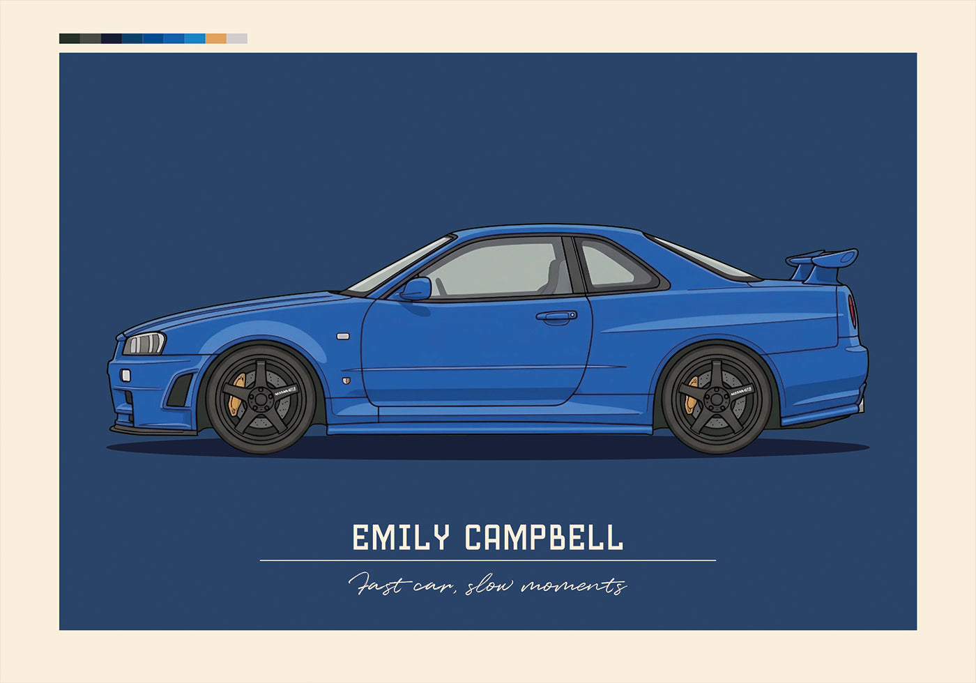 Sport Car Personal 5 Plakat - Posterbox