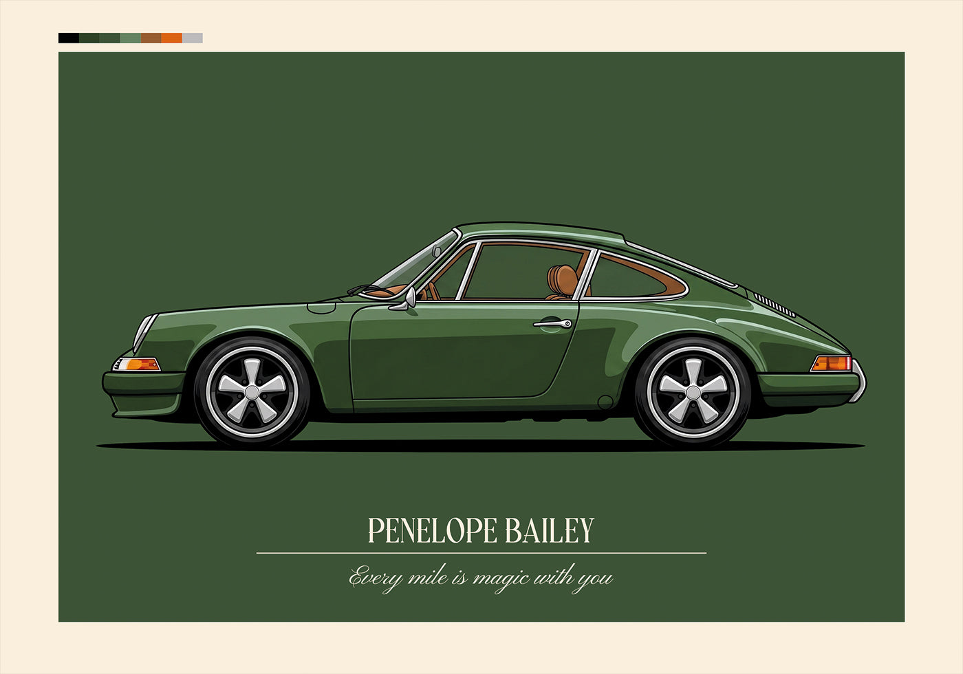 Sport Car Personal Plakkat - Posterbox