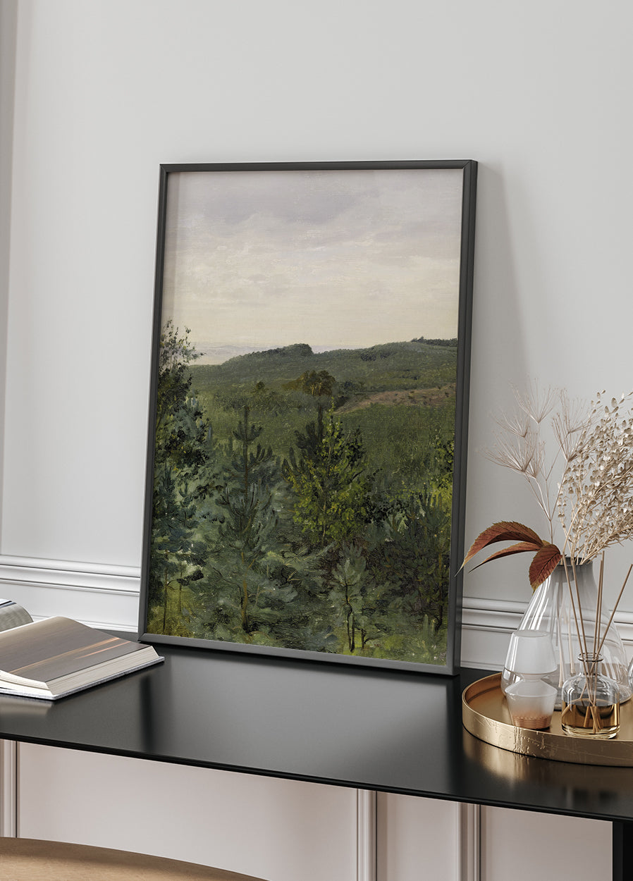 Spruce Saplings in Sandy Soil Study By Werner Holmberg Plakat - Posterbox.dk