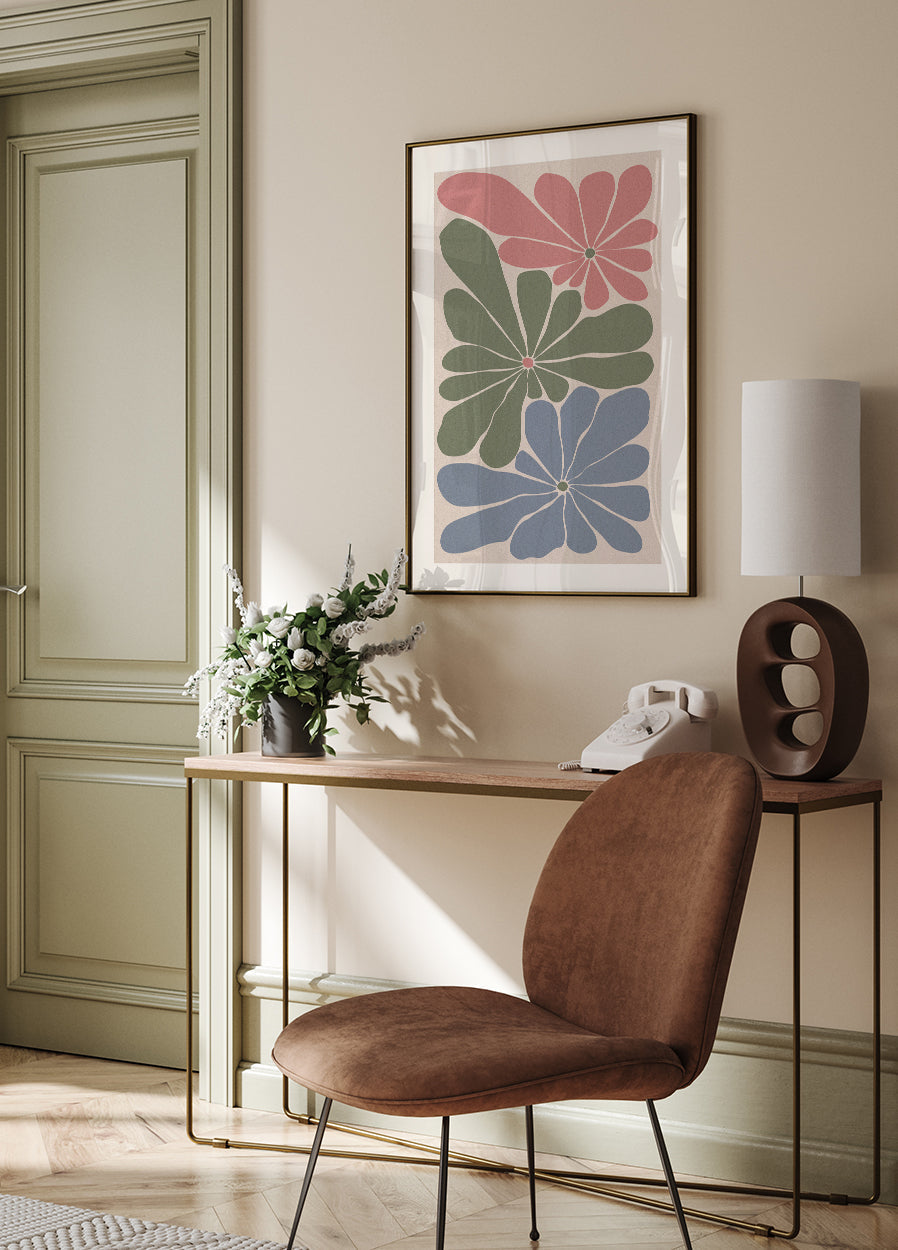 Three Flowers Plakat - Posterbox.dk