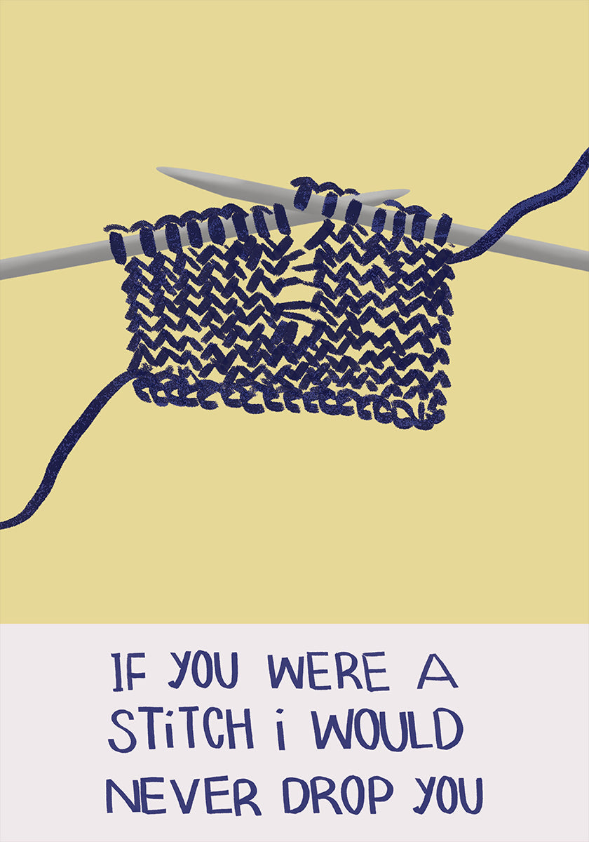 dropped stitches (NEW) - Posterbox