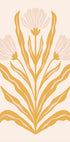 Symmetrical Pastel Flowers - Posterbox