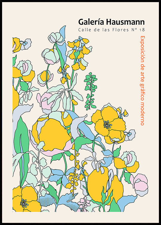 Exhibition of modern graphic art Madrid Plakat - Posterbox
