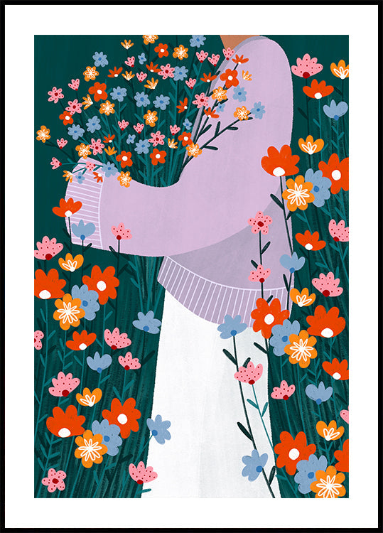 Wildflower Garden Plakat - Posterbox