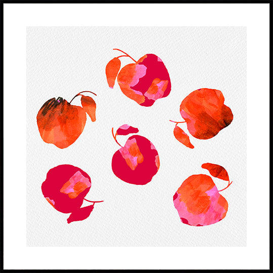Apple  Chiffon Pink Orange (NEW) - Posterbox