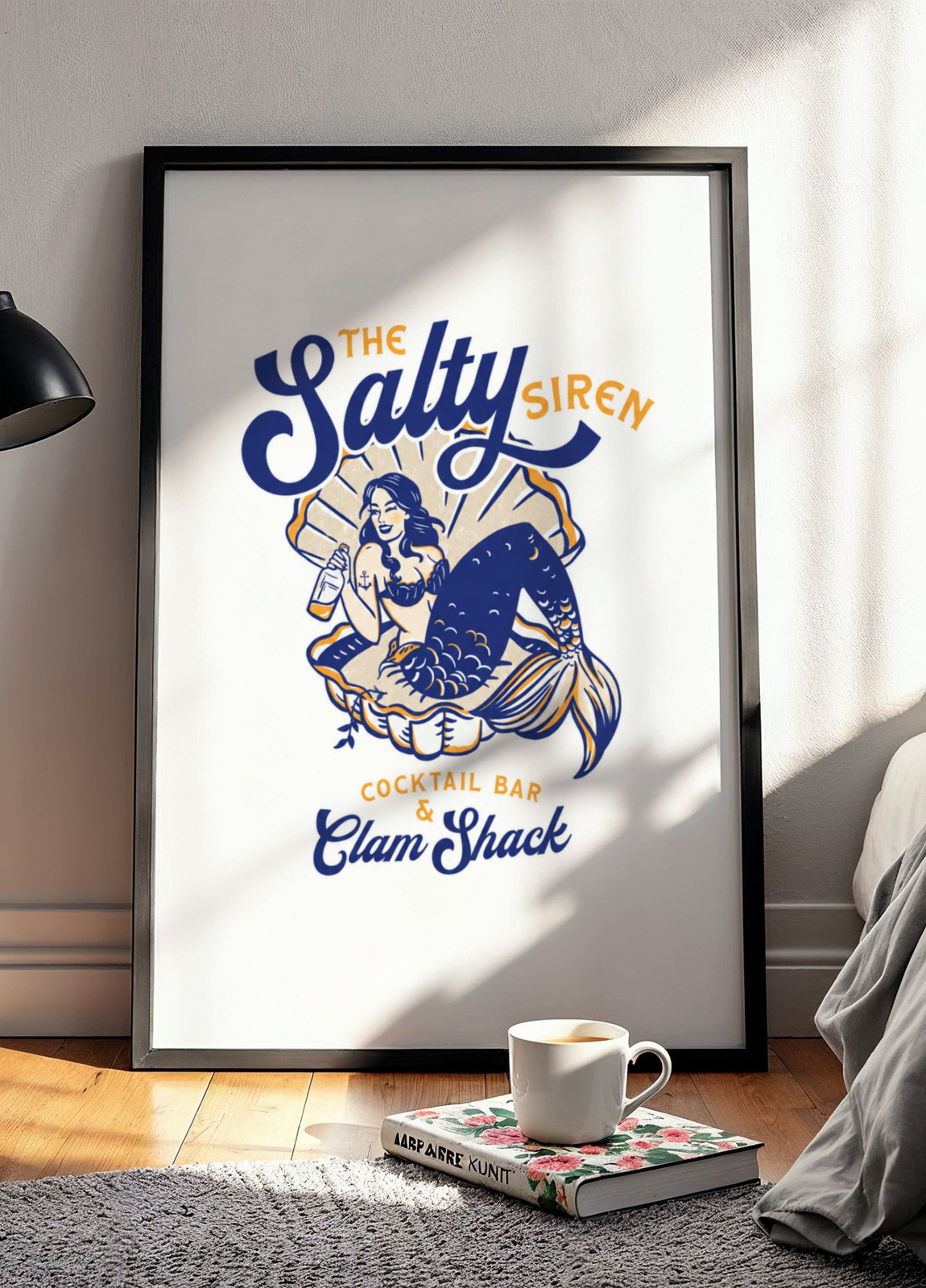 Koktejlový bar Salty Siren & Mořská panna v Clam Shack