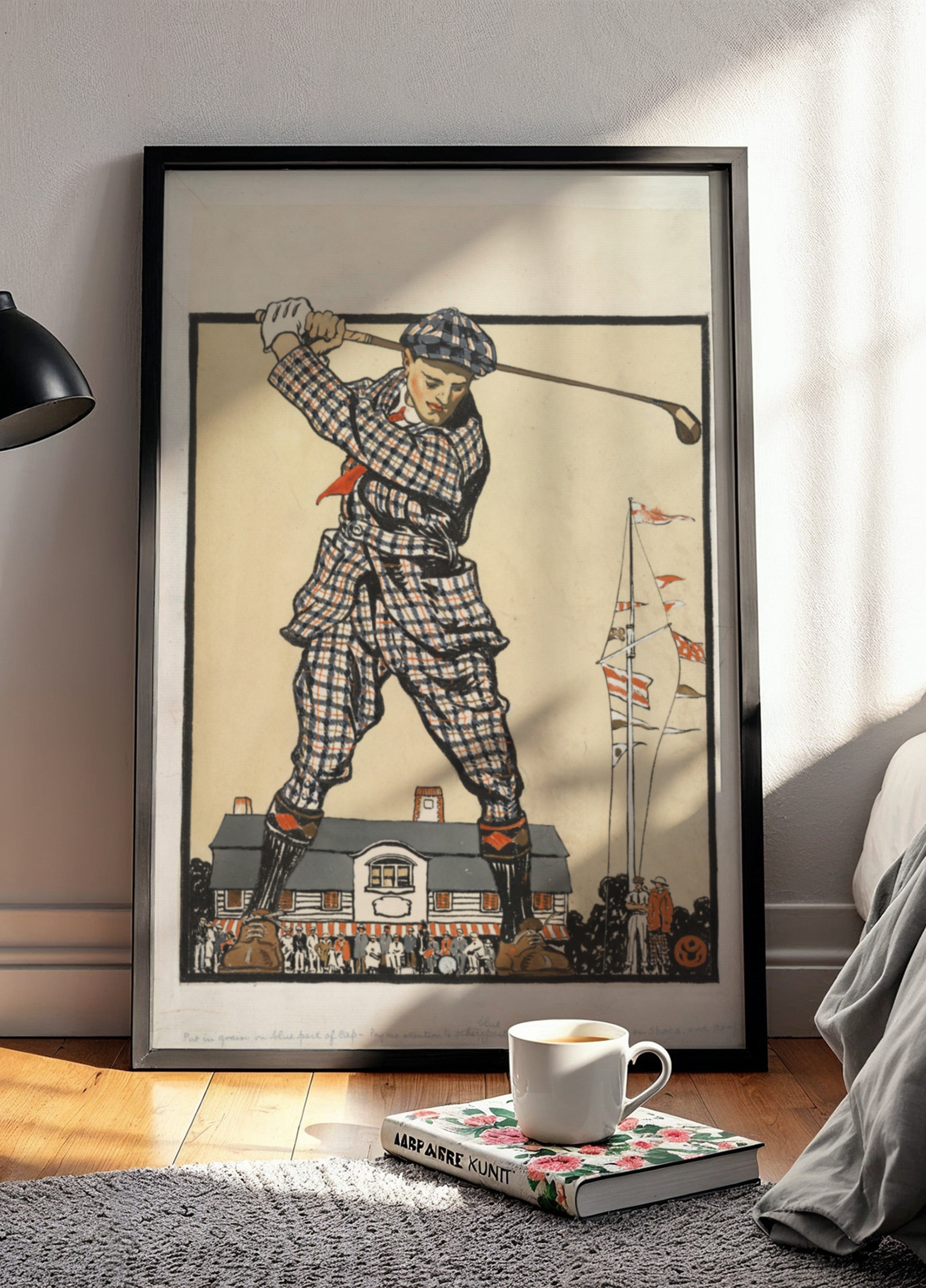 Man Swinging Golf Club (1915)