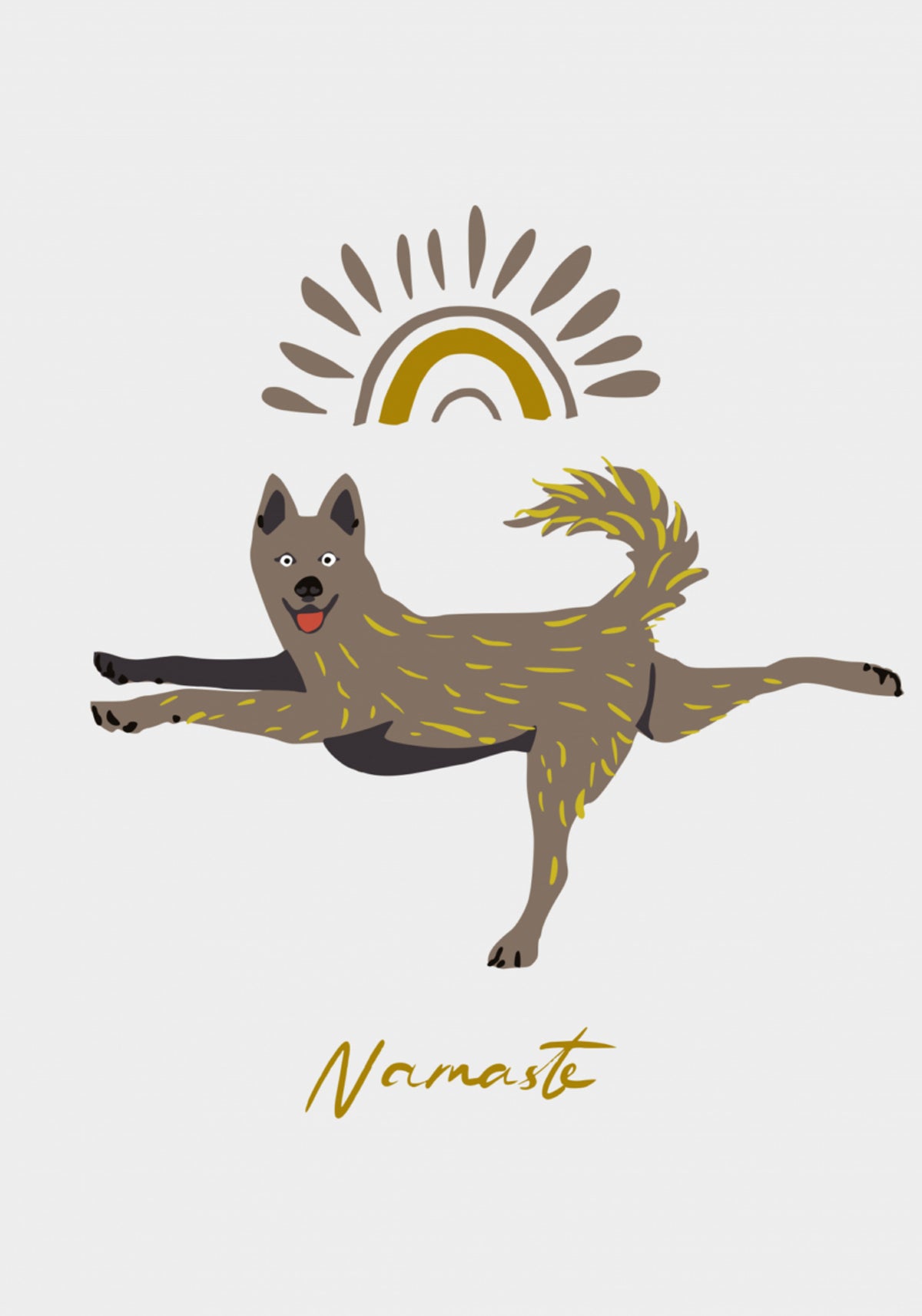 Jógový pes Namaste