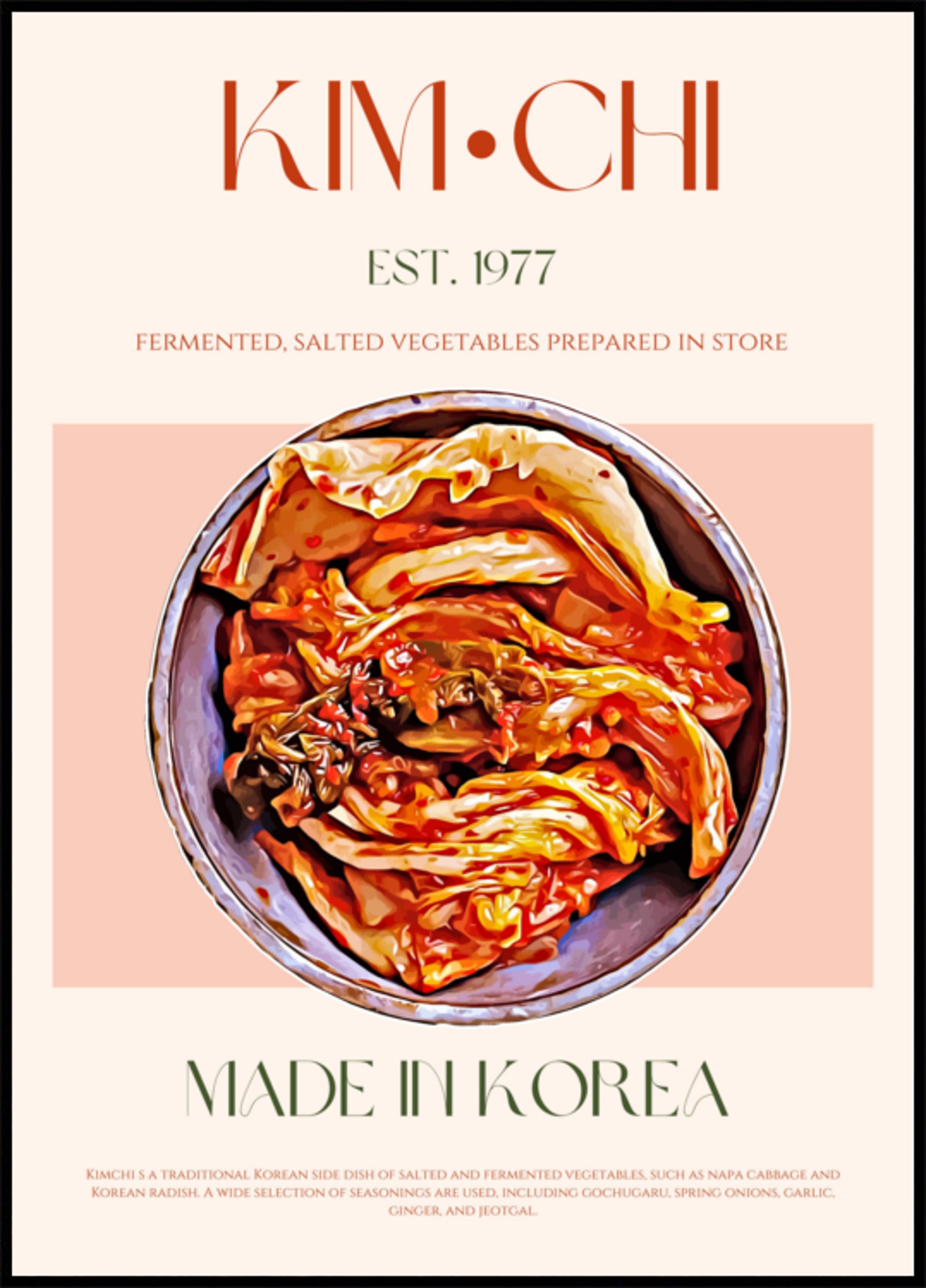 Autentické korejské Kimchi