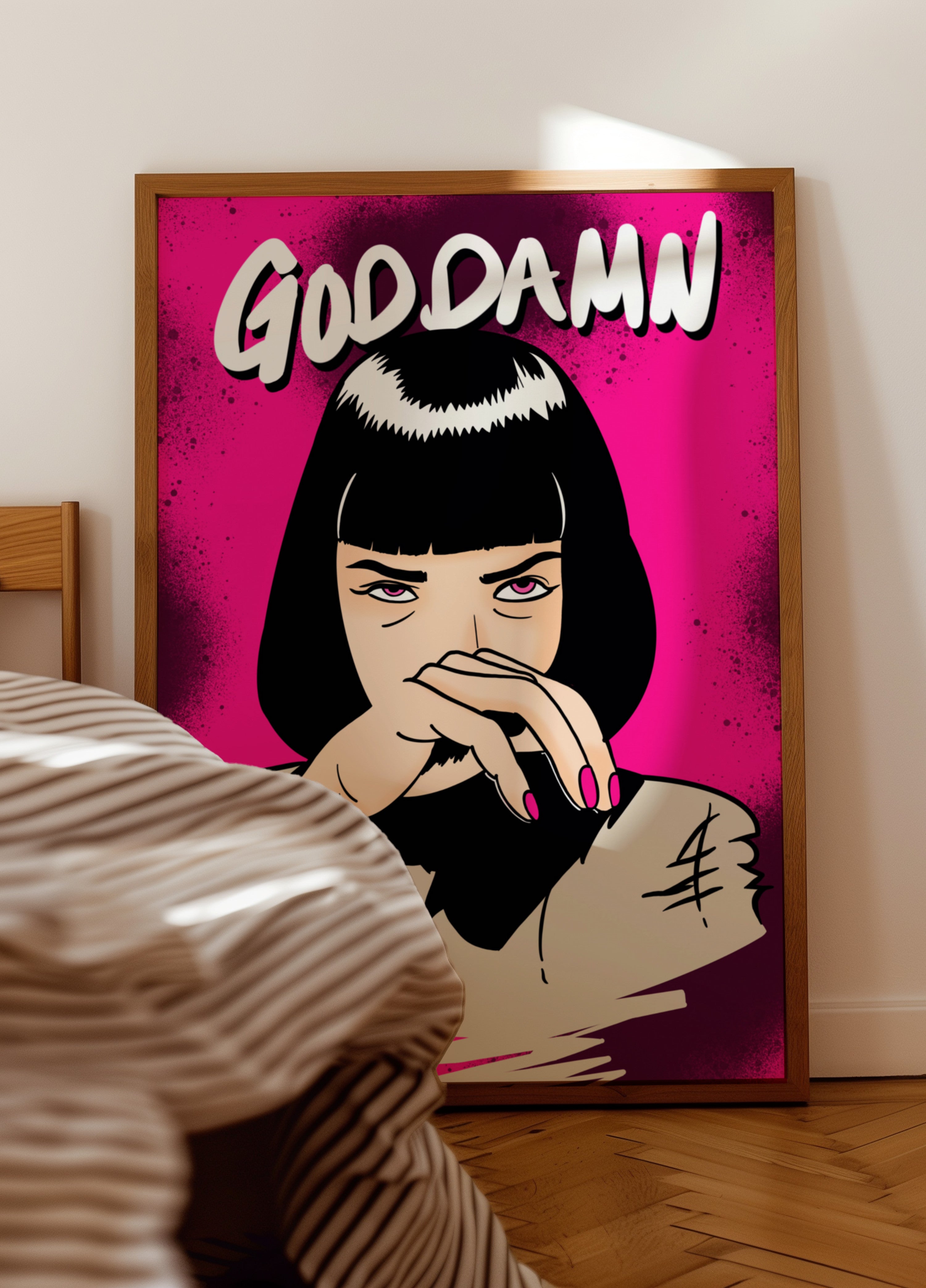 Drzá pop-artová žena