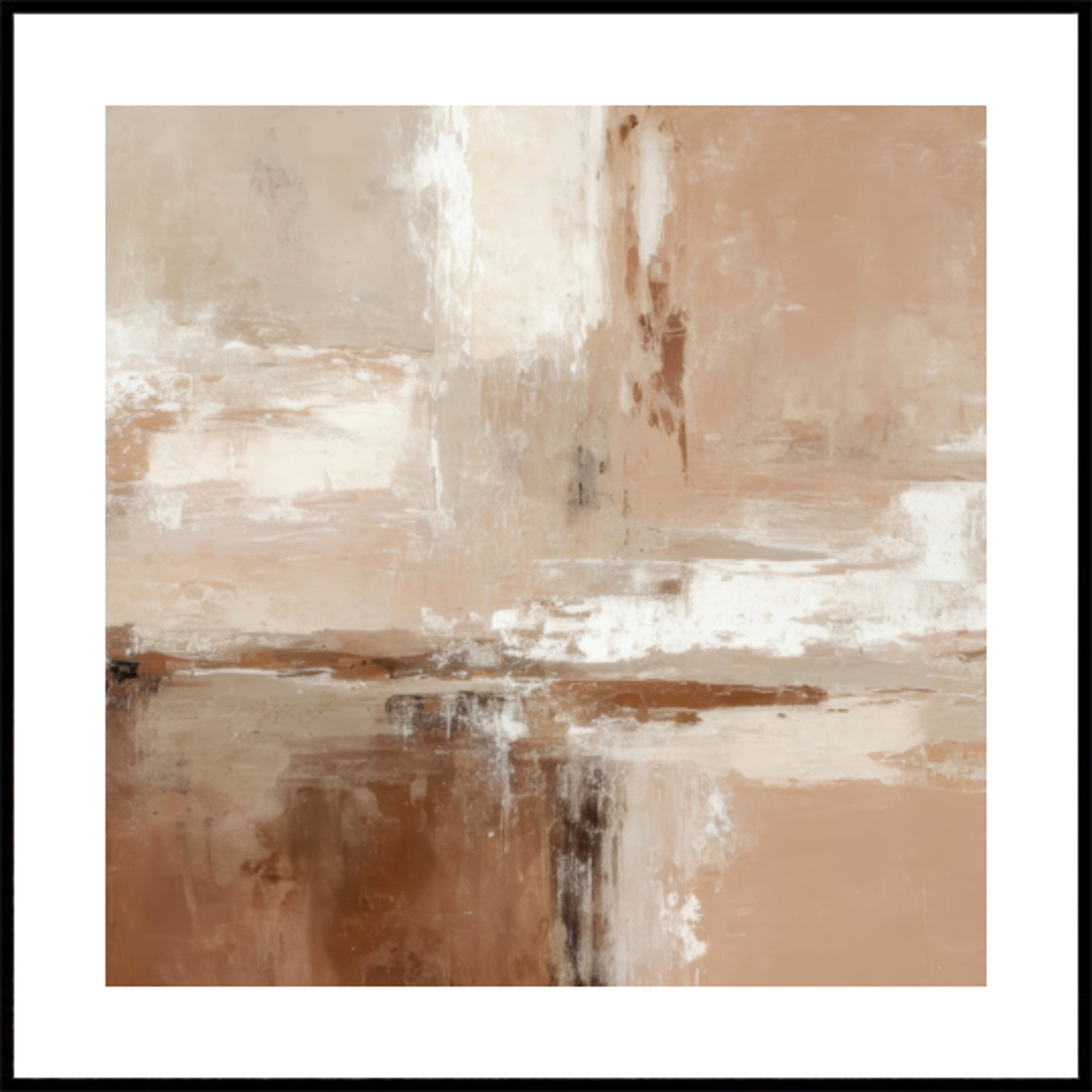 Earthy Abstract Layers - Posterbox