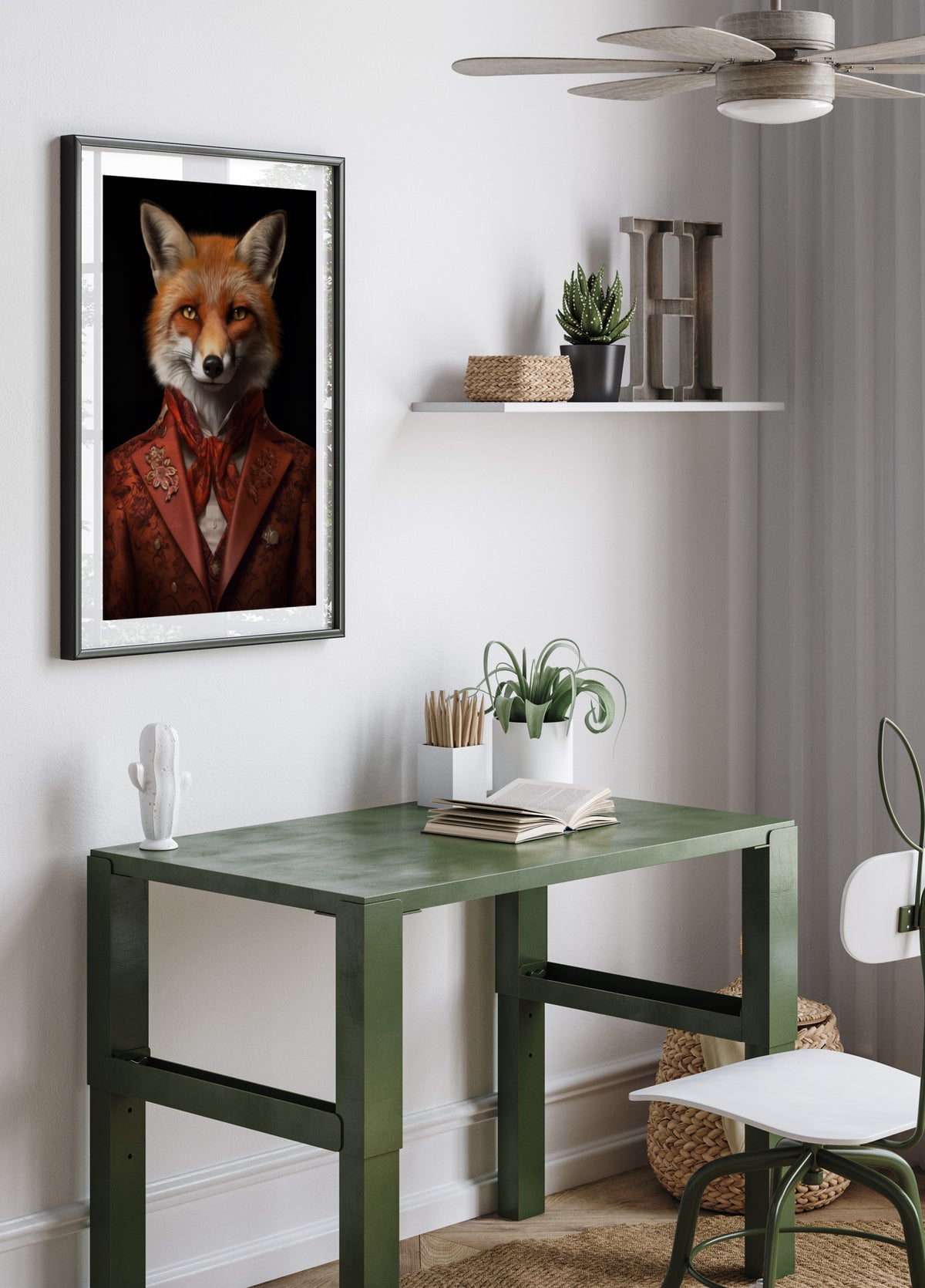 Elegantní červená liška