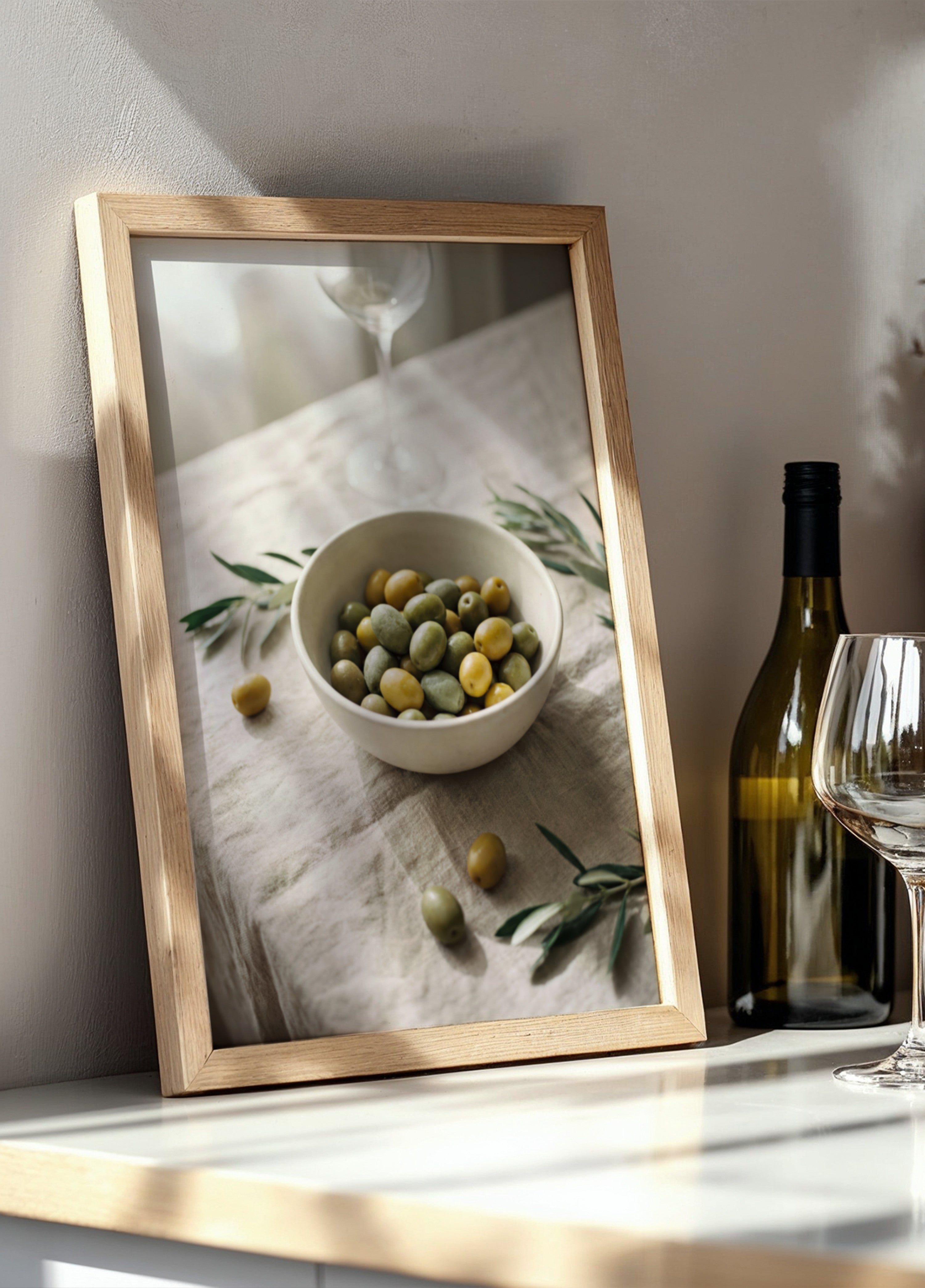 Olives With Wine - Posterbox