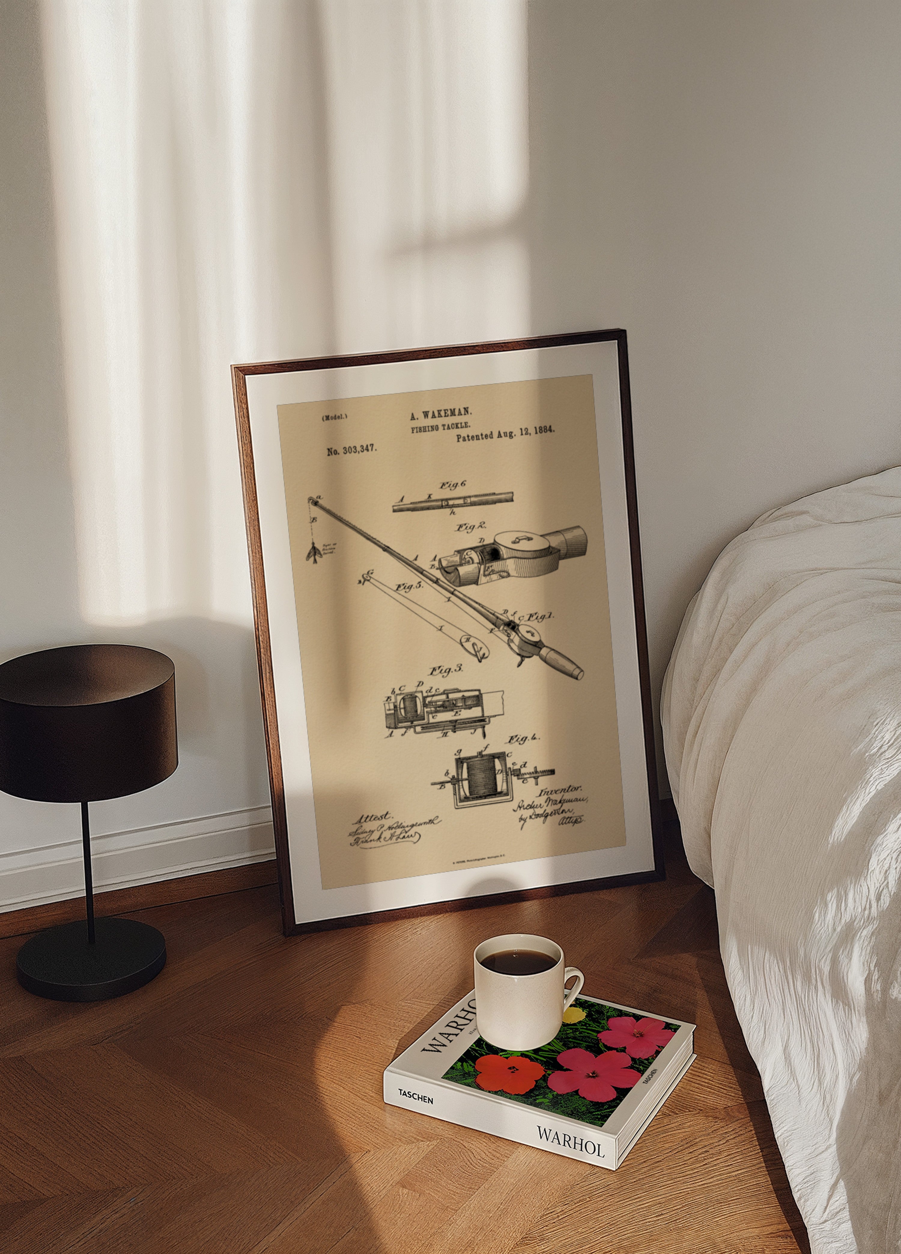 Patent na vintage rybářské náčiní