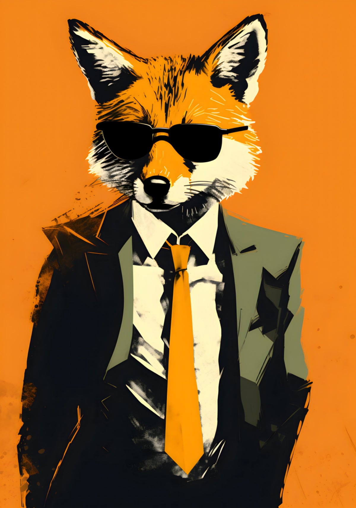 Elegantní Fox portrét
