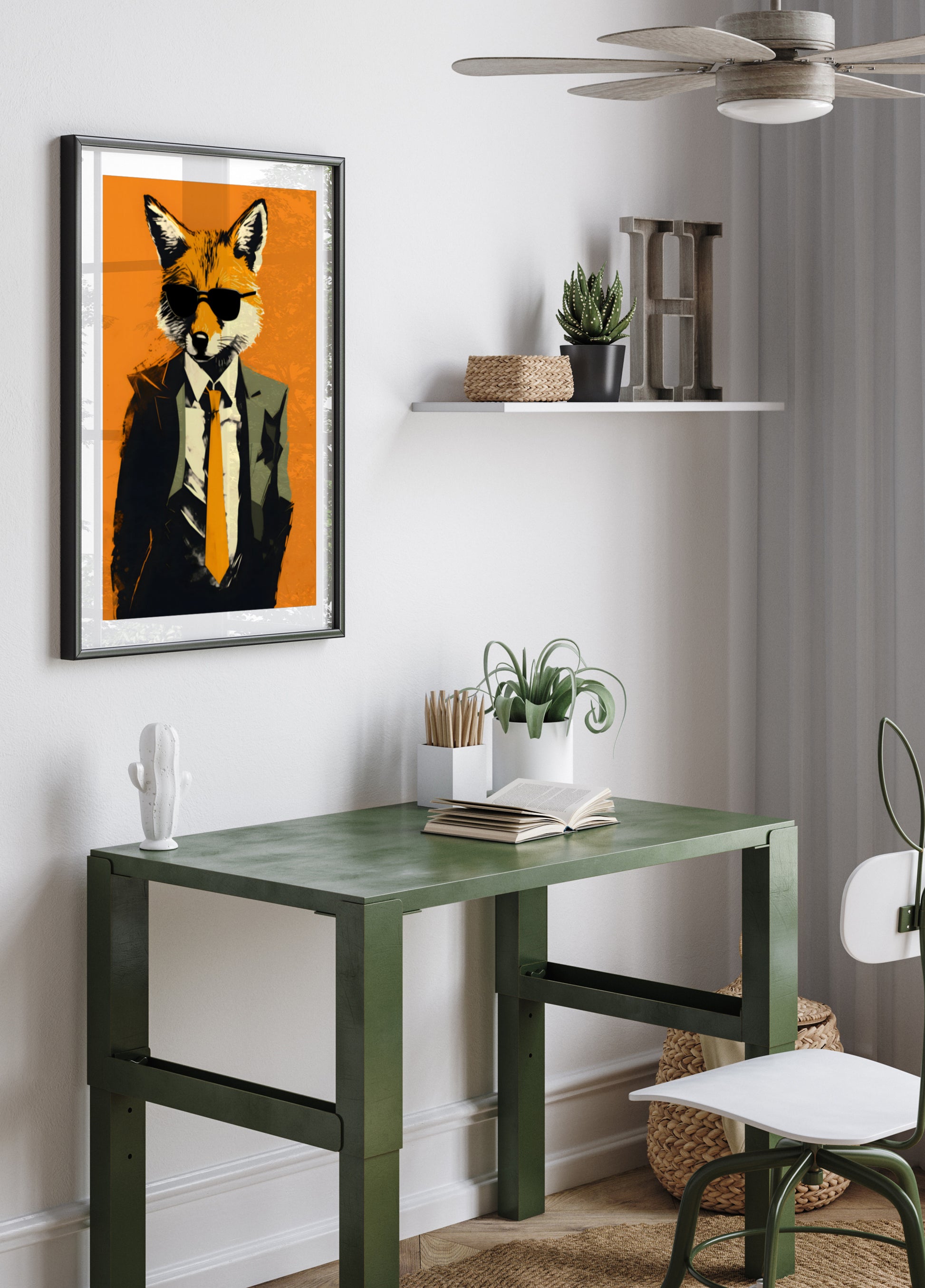 Elegantní Fox portrét