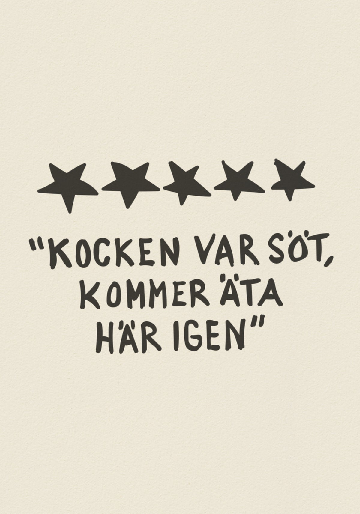 Pětihvězdičková recenze roztomilého šéfkuchaře