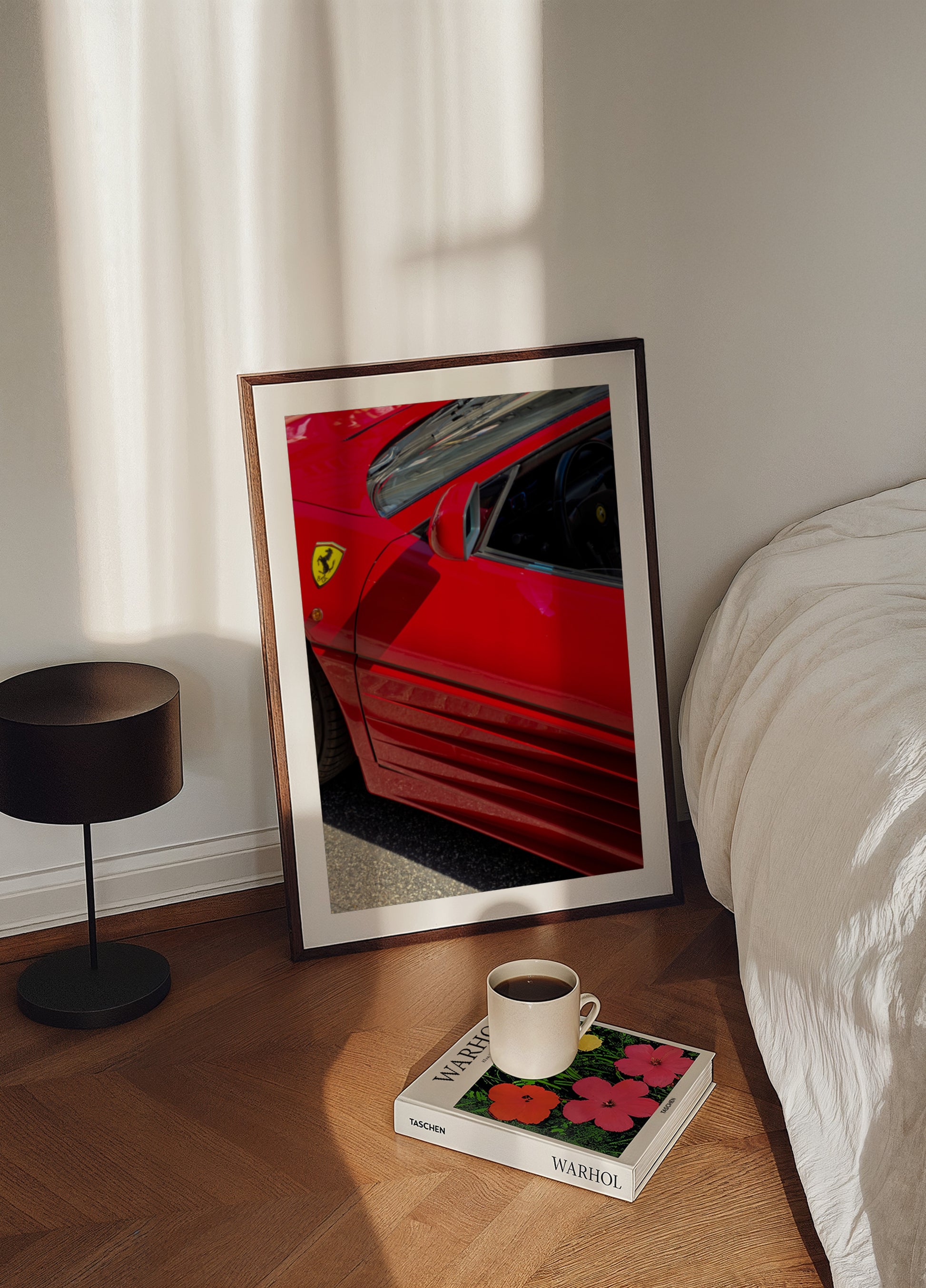 Stránka červené sportovní auto