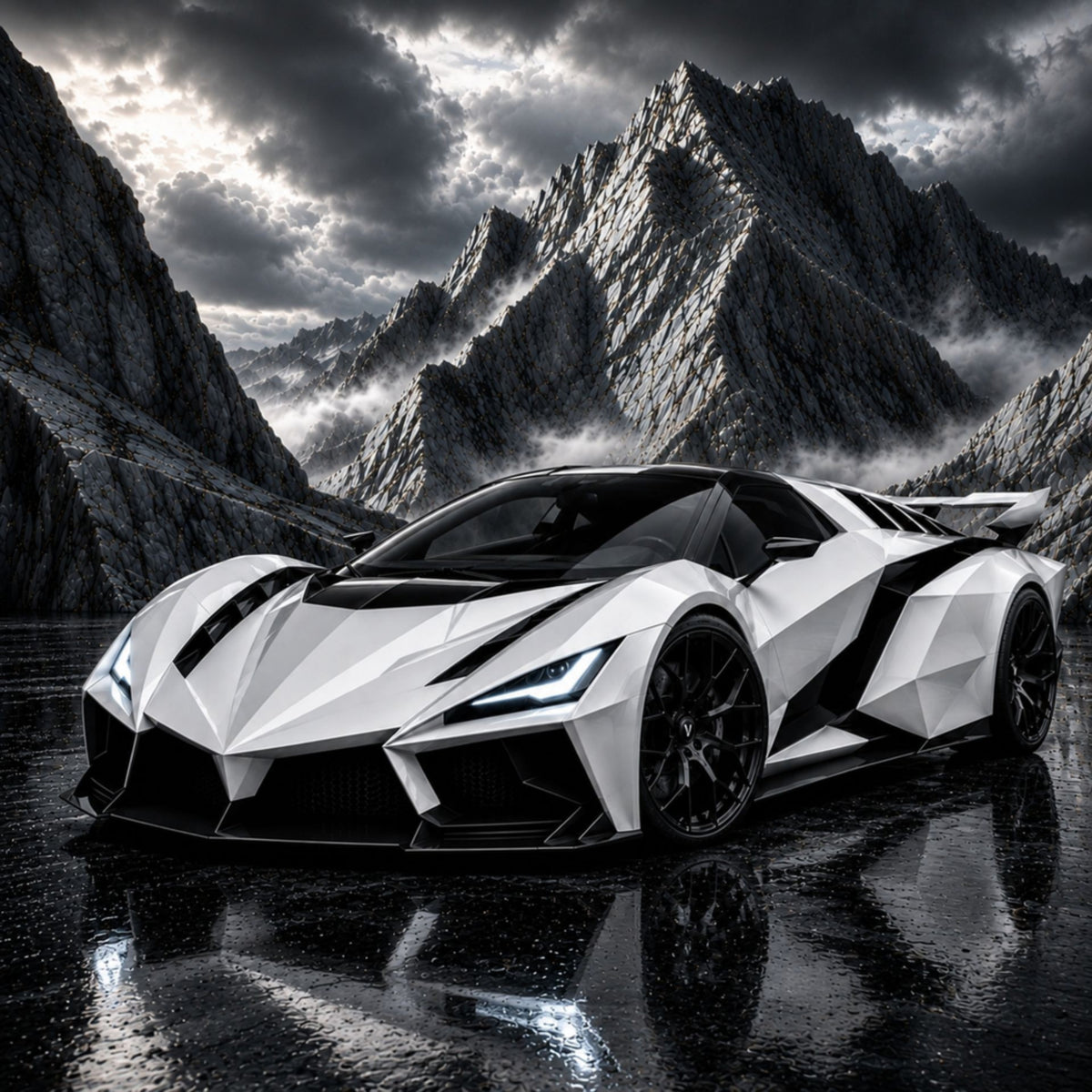 Hypercar White Mountain