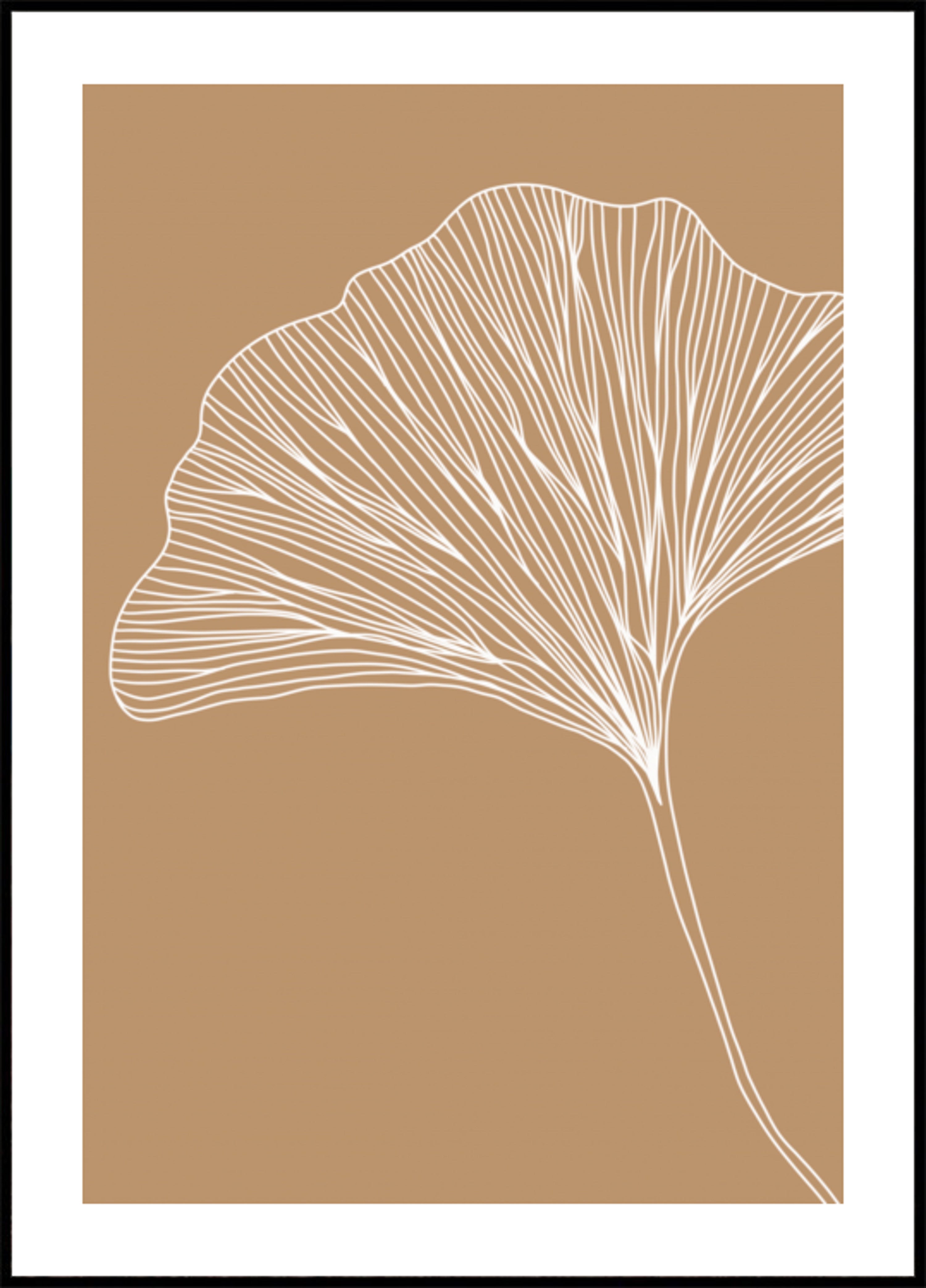 Elegantní list Ginkgo