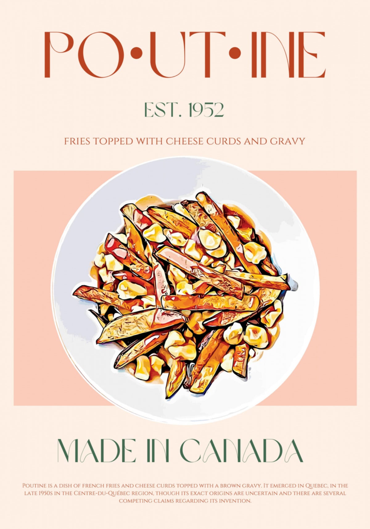 Klasický kanadský Poutine