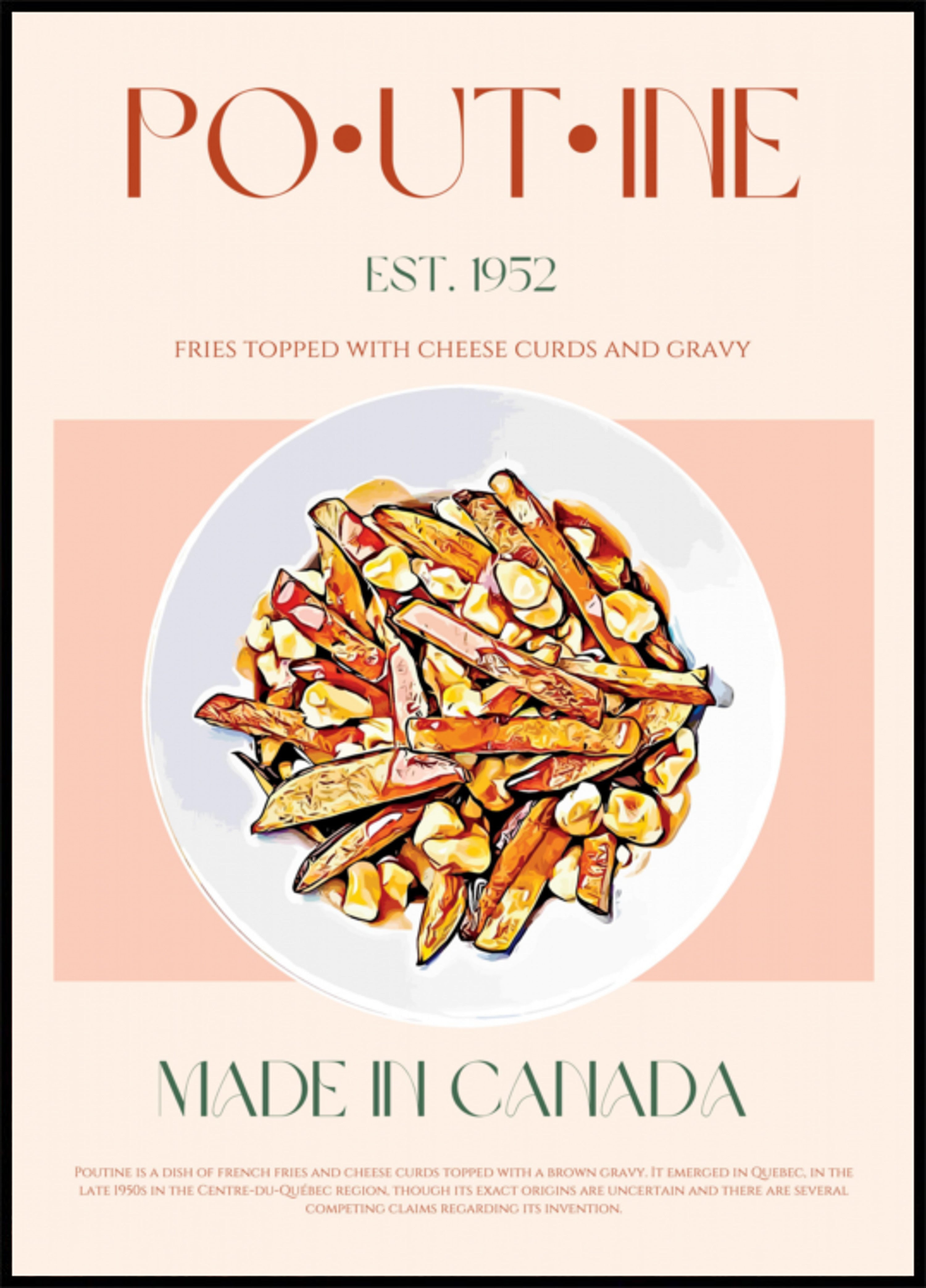 Klasický kanadský Poutine