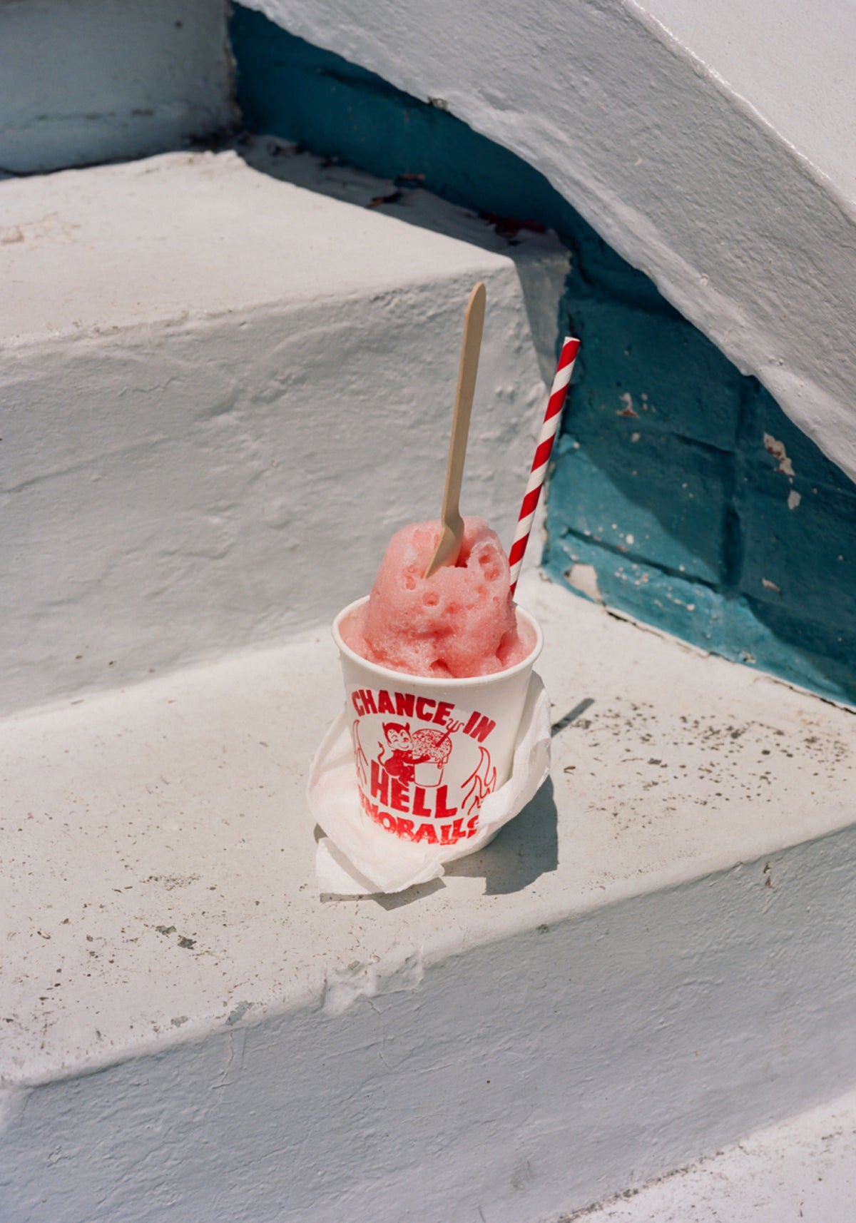 Osvěžující růžové slushie