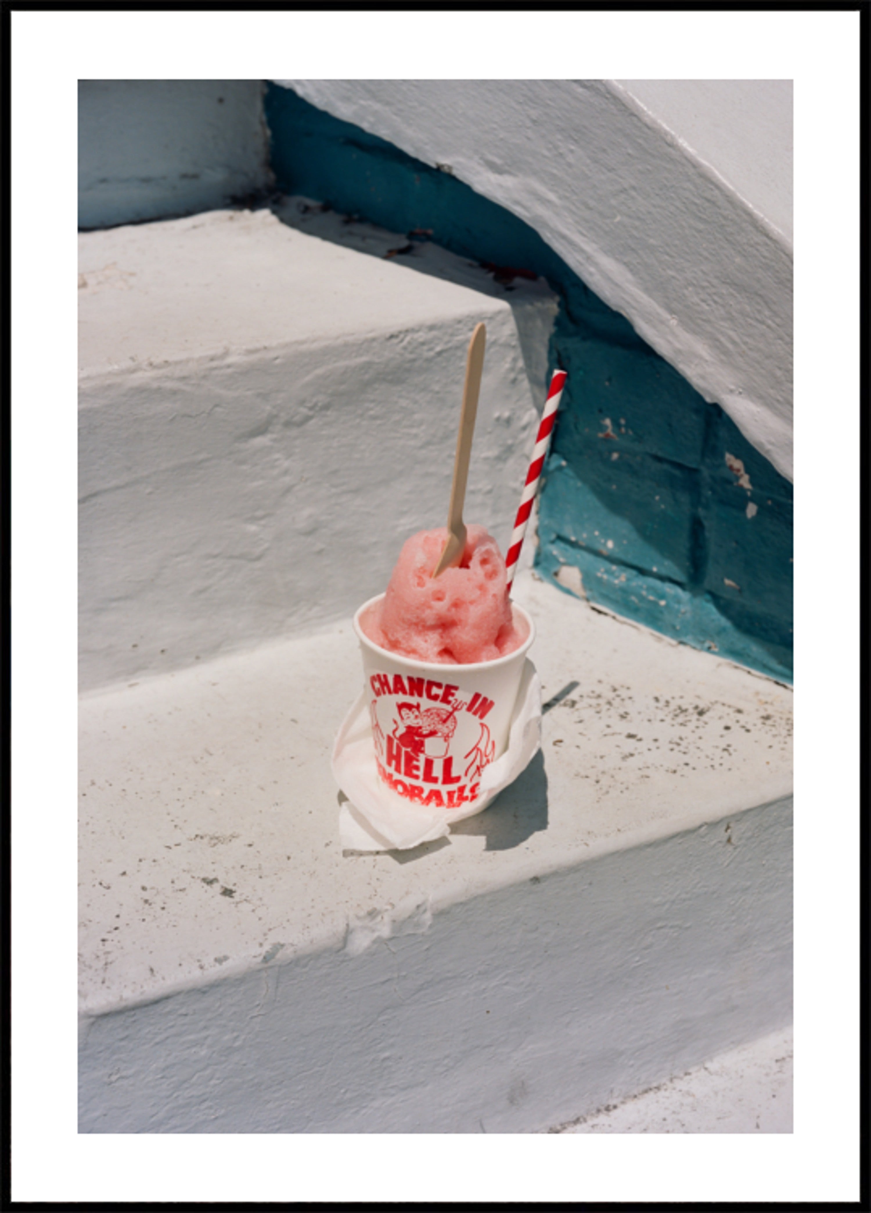 Osvěžující růžové slushie