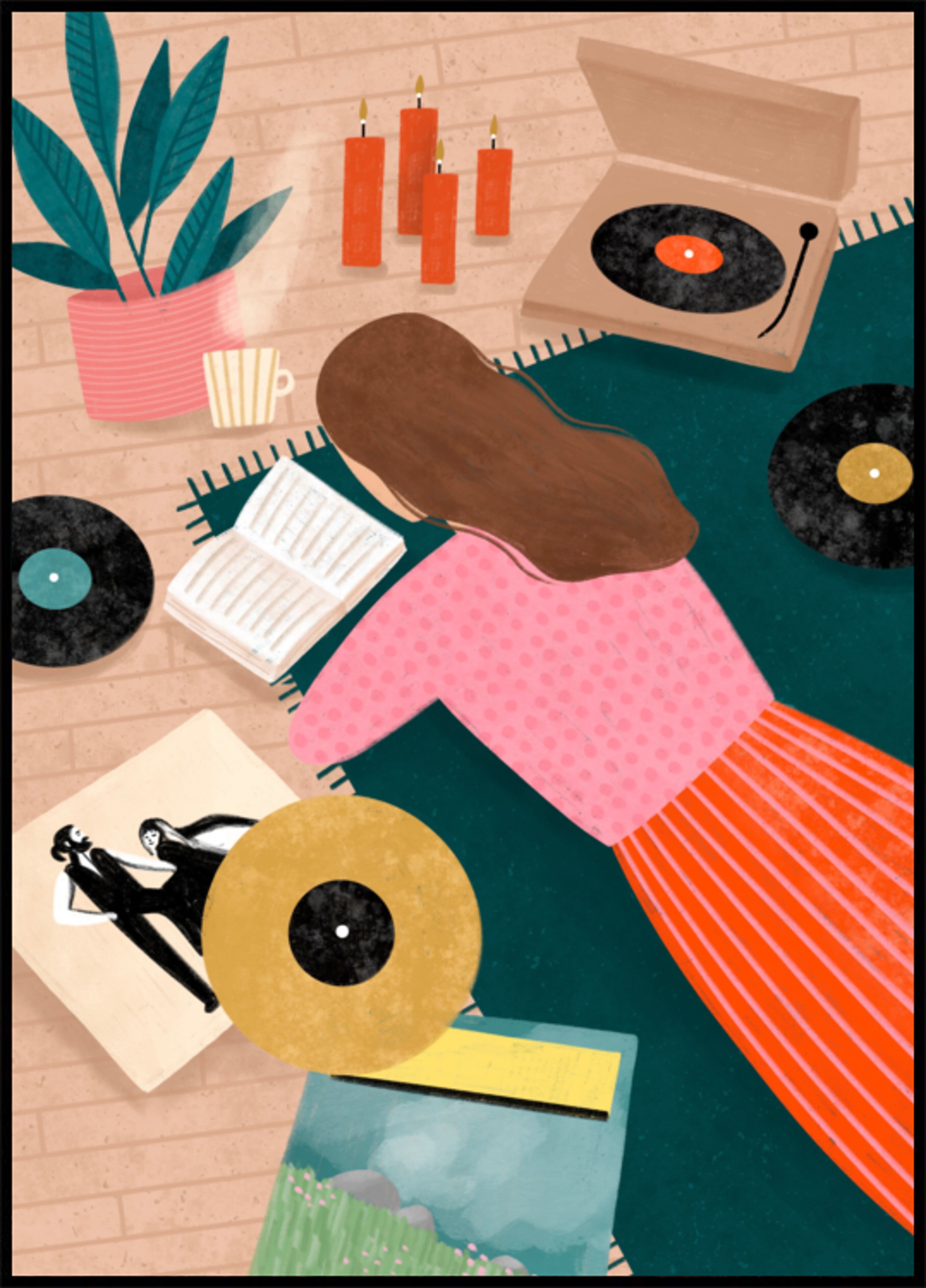 Útulné vinylové poslechové umění