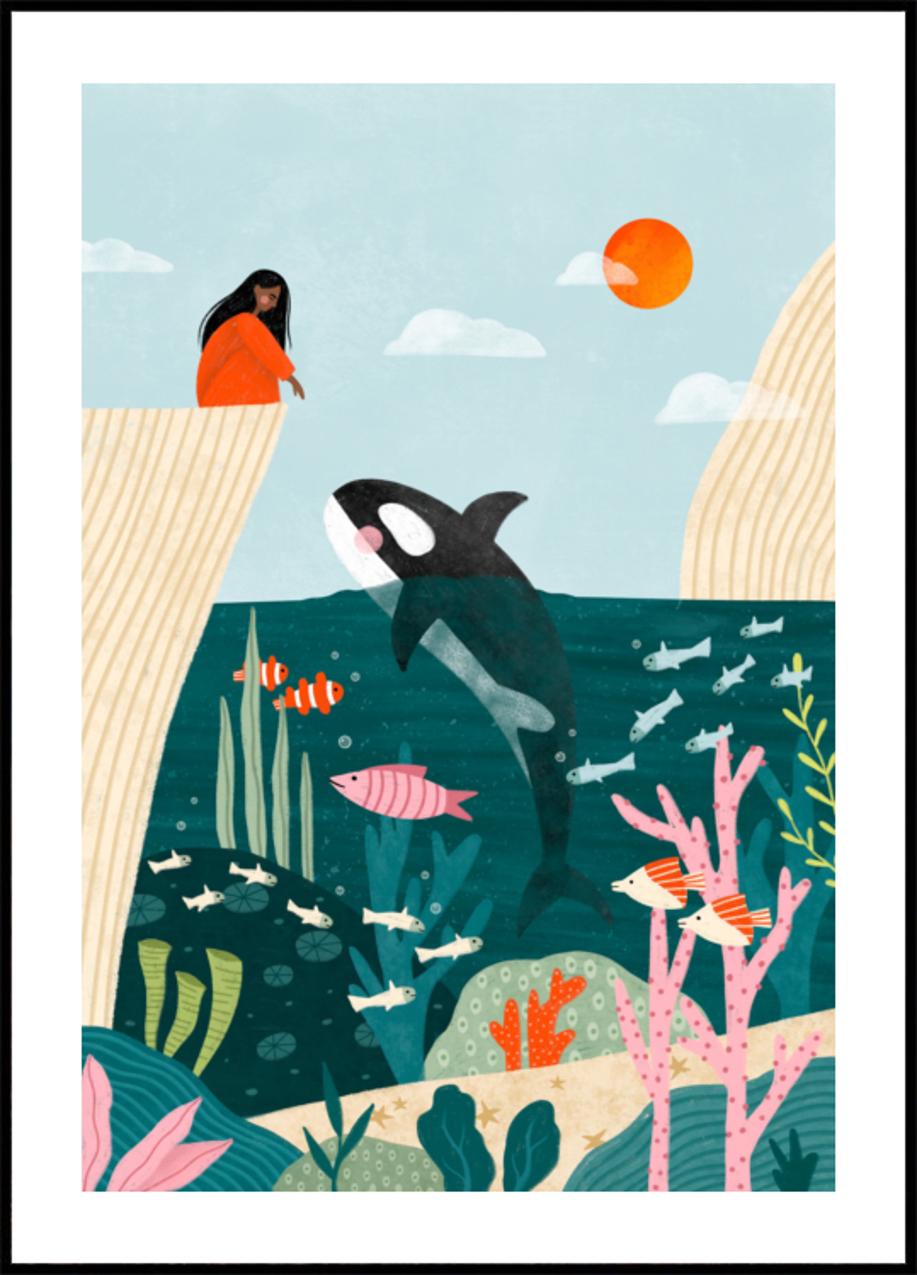 Dívka hodinky Ocean Life