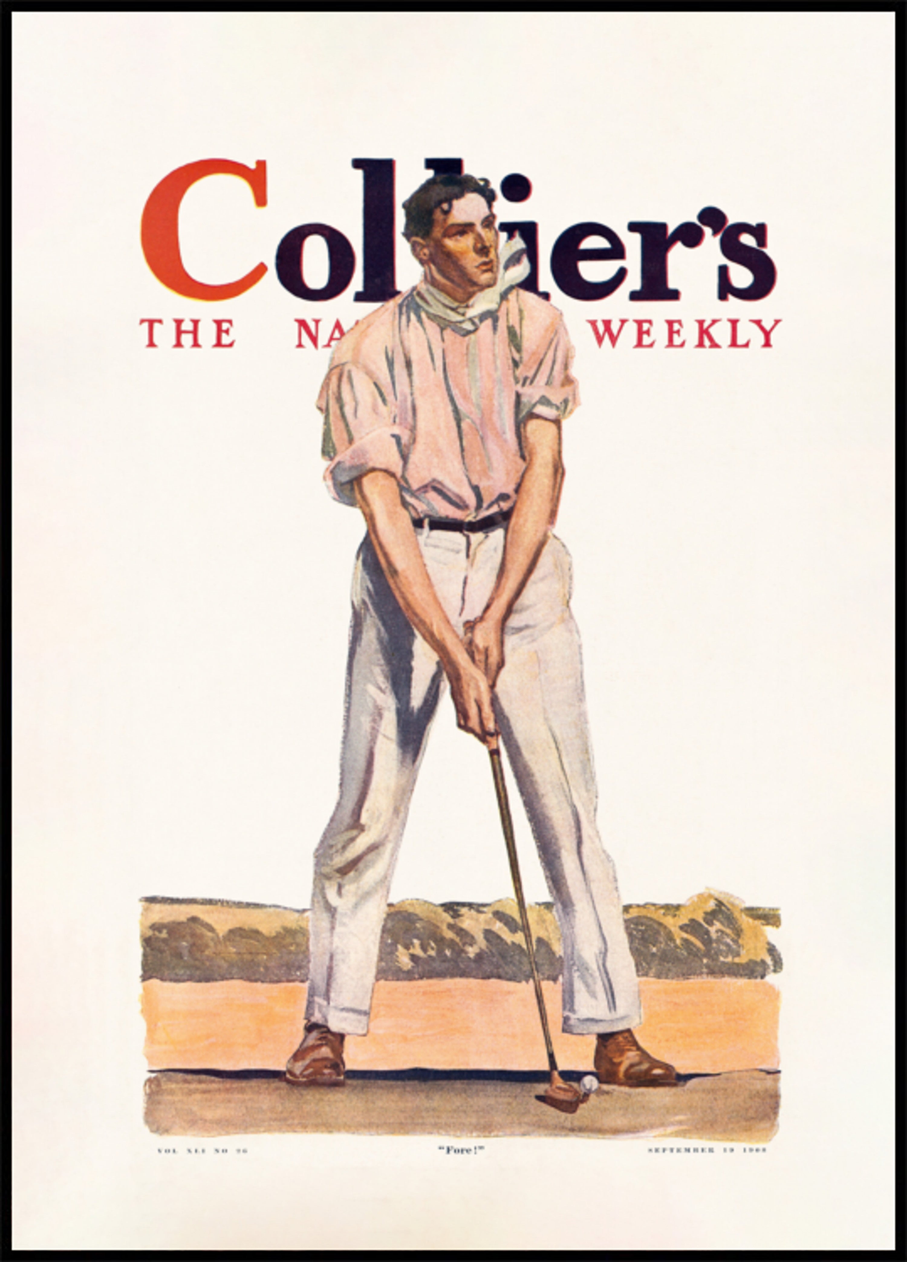 Collier's Golf (1908), Vintage muž