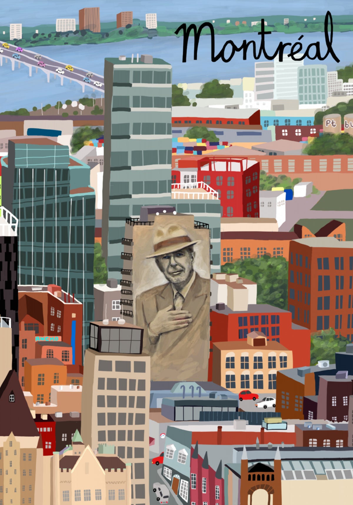 Pulzující panoráma města Montreal