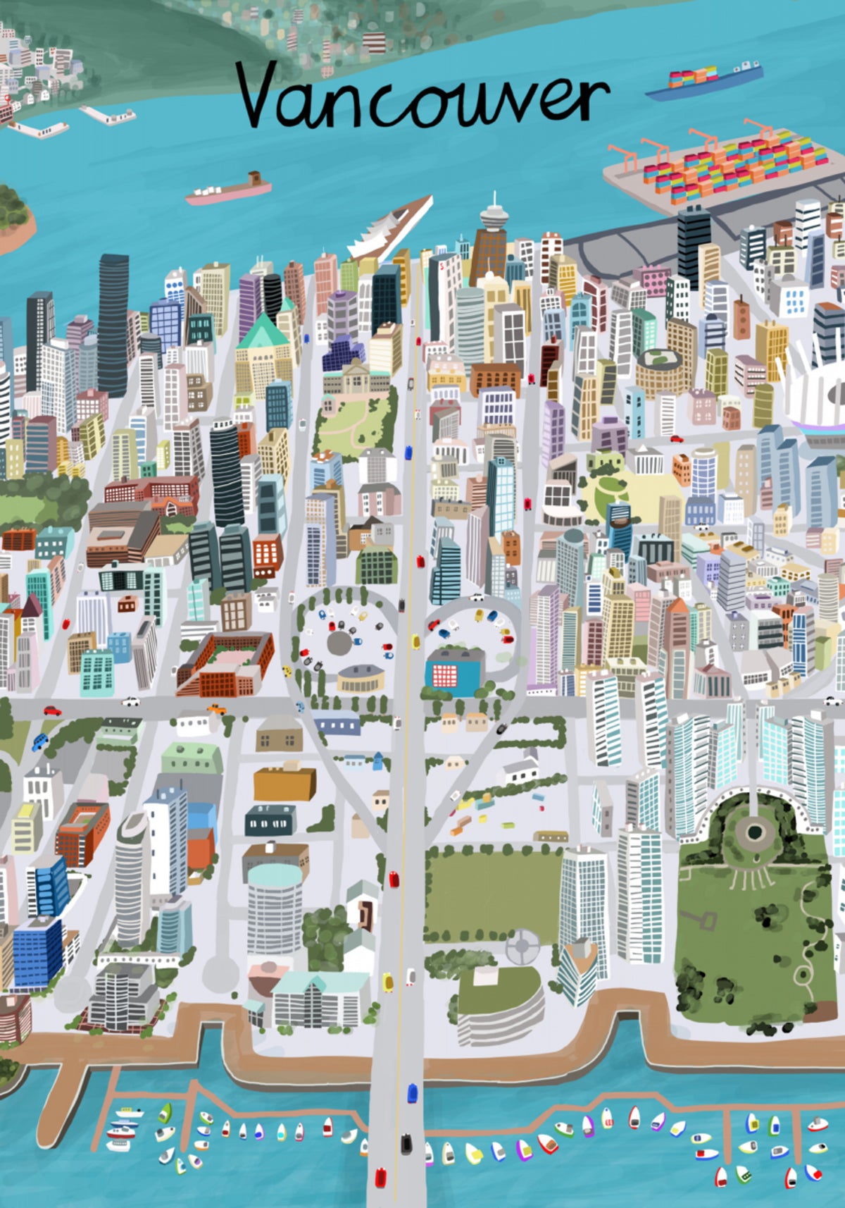 Pulzující město Vancouver