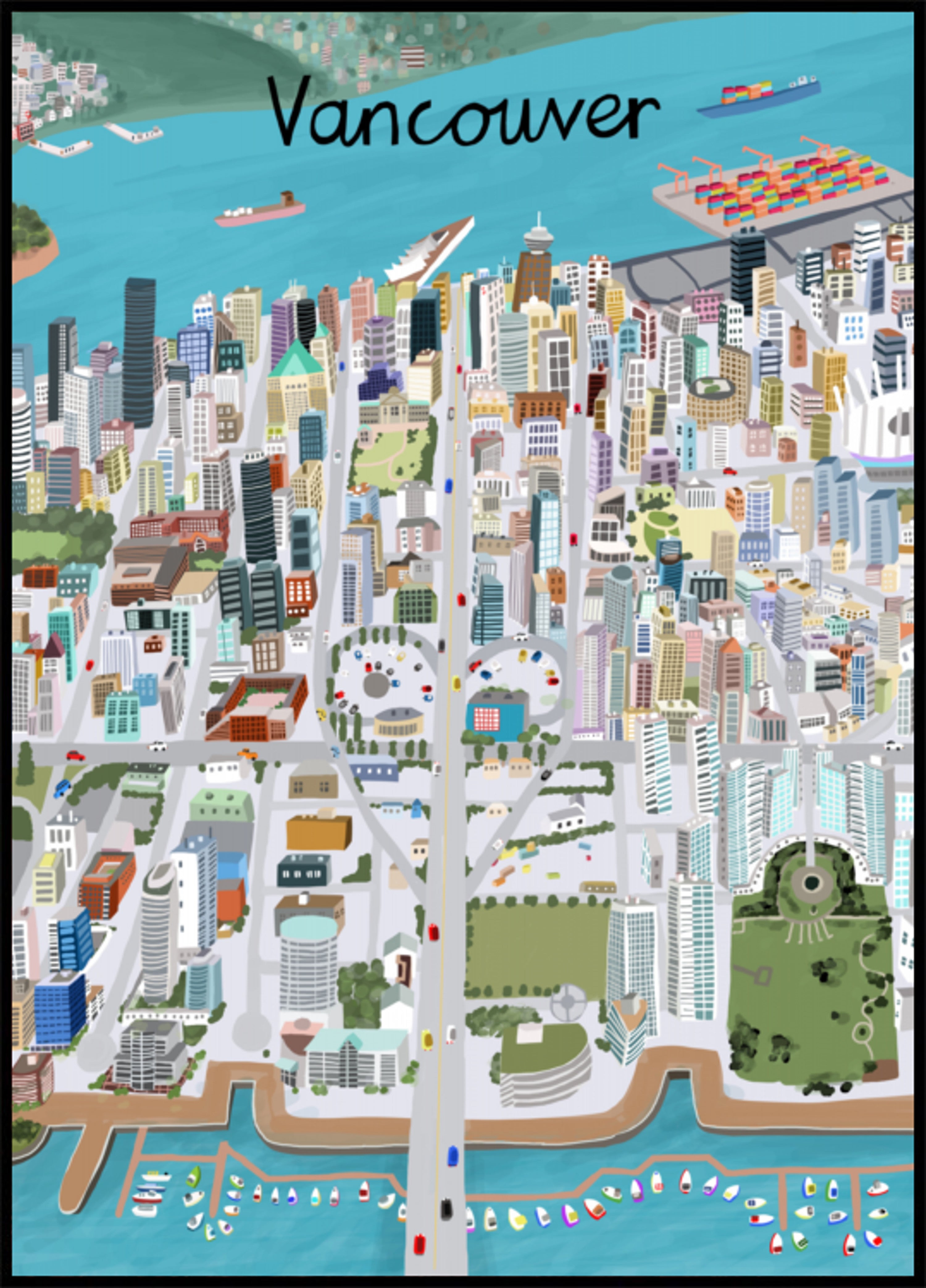 Pulzující město Vancouver