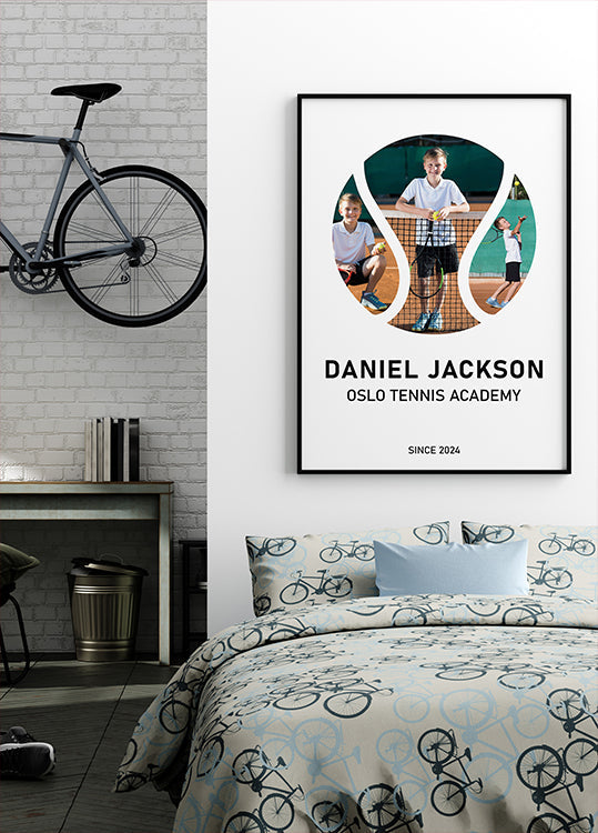 Tenis Photo Collage Osobní plakát - Posterbox